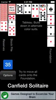 canfield solitaire - classic iphone images 3
