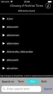 glossary of austrian terms iphone capturas de pantalla 2