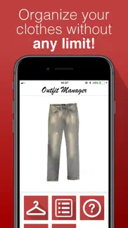 outfit manager - dress advisor iphone capturas de pantalla 1