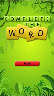 complete the word - kids games iphone images 1