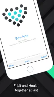 sync solver - health to fitbit iPhone Captures Décran 1