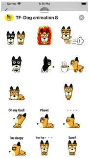 tf-dog animation 8 stickers iphone images 3
