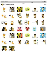 tf-dog animation 6 stickers ipad images 2