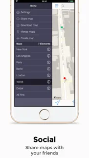 contact map - the map tool iphone resimleri 3