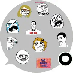 troll face emoji stickers logo, reviews