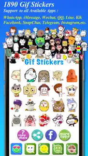 gif stickers for all messenger iphone bildschirmfoto 1