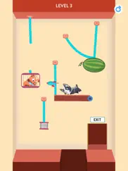 rescue kitten - rope puzzle ipad images 2