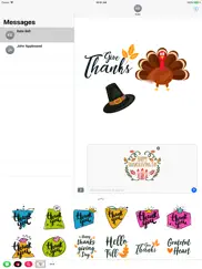 thank you . thanks stickers ipad images 1