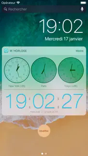 widget horloge iPhone Captures Décran 2