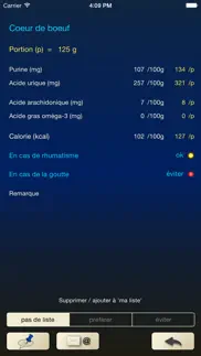 purine-kcal-rhumatisme iPhone Captures Décran 2