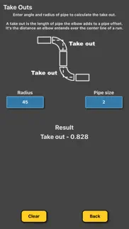 pipe takeout calculator iphone images 1