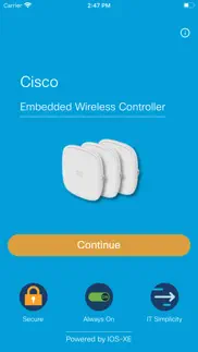 cisco catalyst wireless iphone capturas de pantalla 1