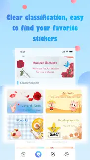 bucket stickers iphone resimleri 3