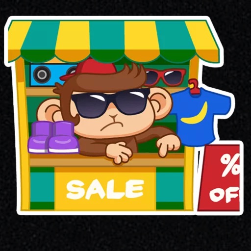 Cute Monkey Stickers HD app reviews download