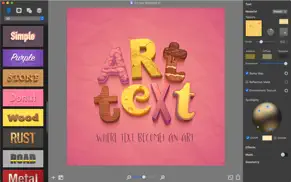 art text 4 - effets de texte iPhone Captures Décran 1