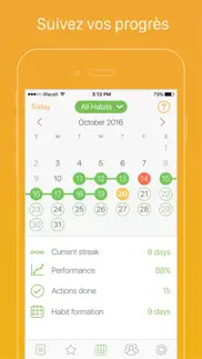 daily habits - habit tracker iPhone Captures Décran 2