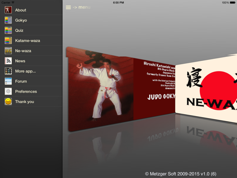 judo gokyo lite iPad Captures Décran 1