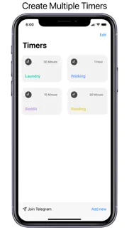 timer - create multiple timers iphone resimleri 1