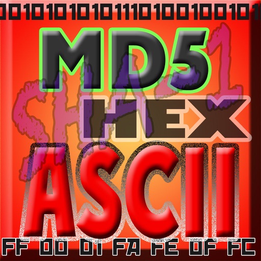 HEX ASCII BASE64 MD5 SHA conv. app reviews download