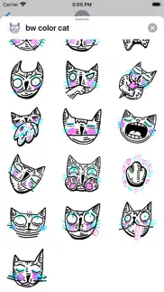 drawn cat - emoji and stickers iphone resimleri 4
