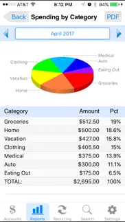 accounts 2 lite - checkbook iphone images 1