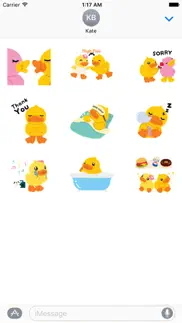 animated cute duck sticker iphone images 2