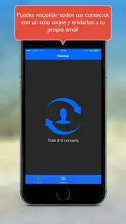 simple backup contacts pro iphone capturas de pantalla 1
