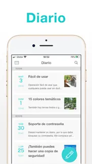 diario simple - diario app iphone capturas de pantalla 1