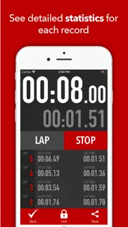 super stopwatch lite iphone capturas de pantalla 2