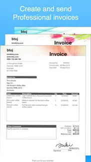 invoice maker simple iphone images 1