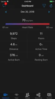 go heartrate pedometer fitness iphone images 1