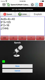 speech2math calculator iphone resimleri 2