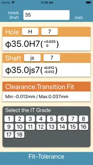 fit tolerance calculator iphone images 4