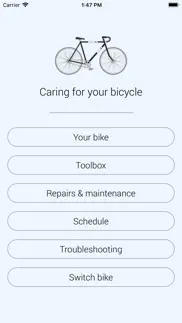 caring for your bicycle iPhone Captures Décran 1