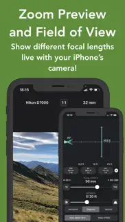 focusfinder dof calculator iPhone Captures Décran 4