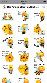 bee amazing bee pun stickers iphone images 3