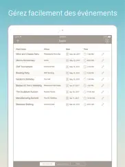 guest list organizer. iPad Captures Décran 1