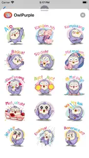 sticker owlpurple - fc iphone images 3