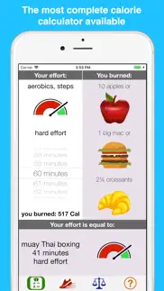 calorie burn calculator iPhone Captures Décran 1