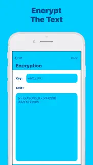 cipher: encrypt & decrypt text iPhone Captures Décran 2
