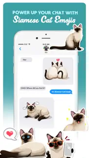 siamese cats emoji sticker iphone images 3