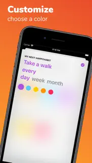 happy habits - habit tracker iphone images 1