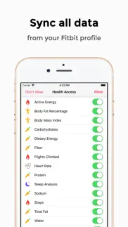 health sync for fitbit lite iphone images 3