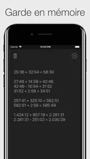 calculatrice à heures premium iPhone Captures Décran 3