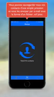 simple backup contacts pro iPhone Captures Décran 1