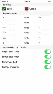 passgen password generator us iPhone Captures Décran 3