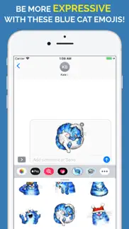 blue cat emojis iphone images 4