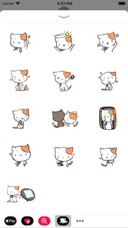 mi-ke the cat stickers iphone images 2
