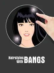hairstyle try on with bangs iPad Captures Décran 1