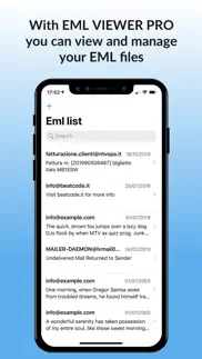 eml viewer pro eml file reader iPhone Captures Décran 1